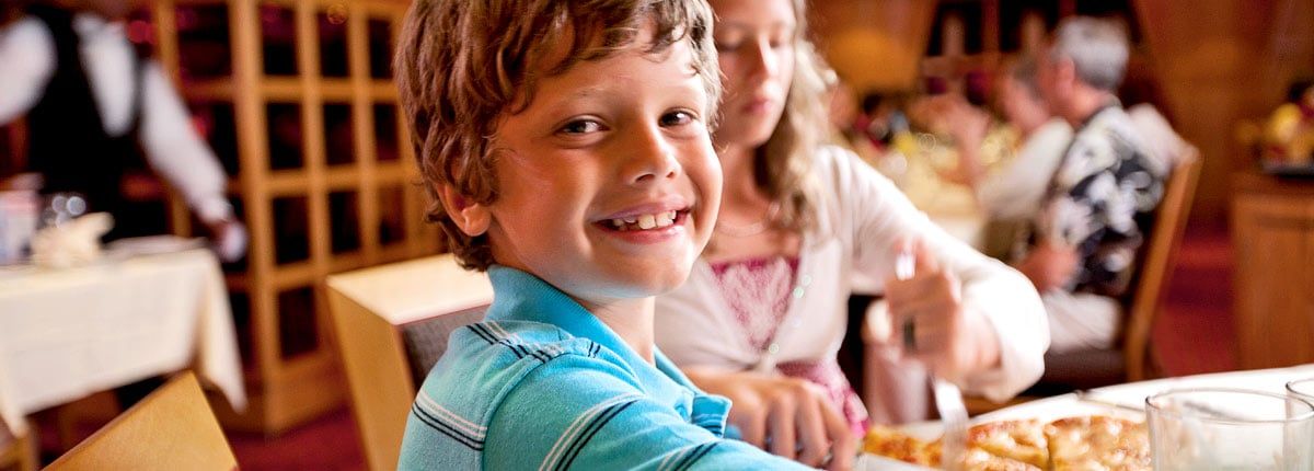 Kids' Menus on the Carnival Dream