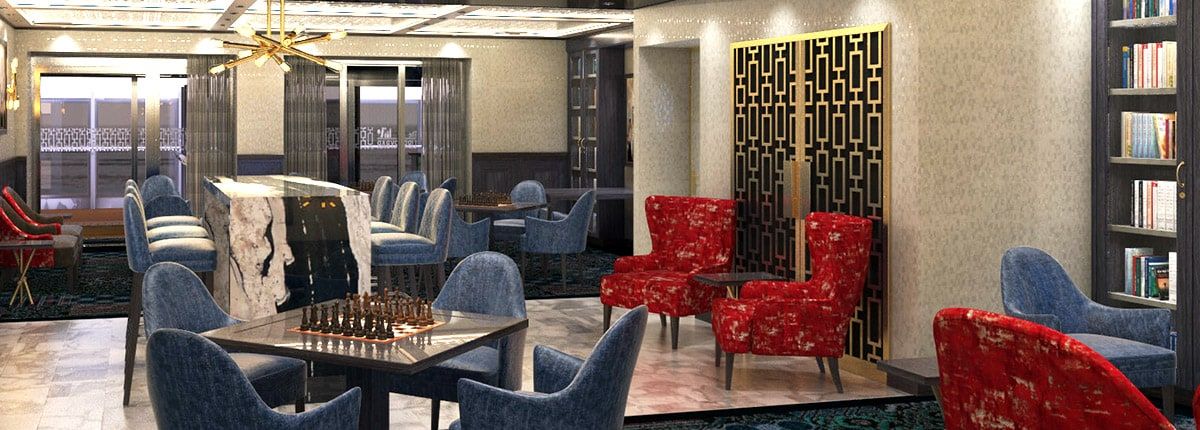 Mark Twain Library on the Carnival Elation