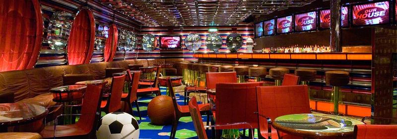 Our House Sports Bar on the Carnival Splendor
