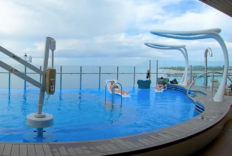 Patio Pool on the Carnival Tropicale