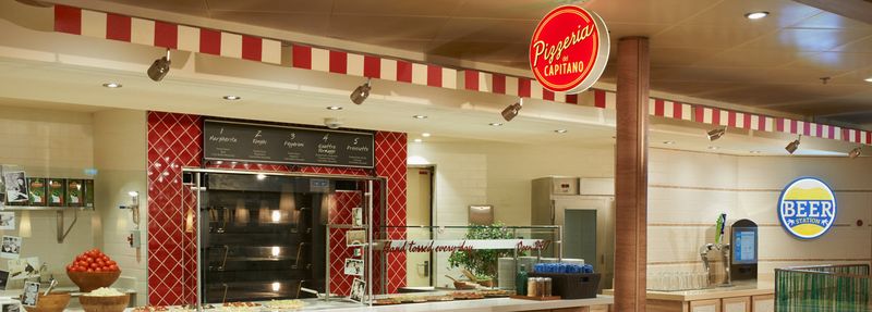 Pizzeria del Capitano on the Carnival Venezia
