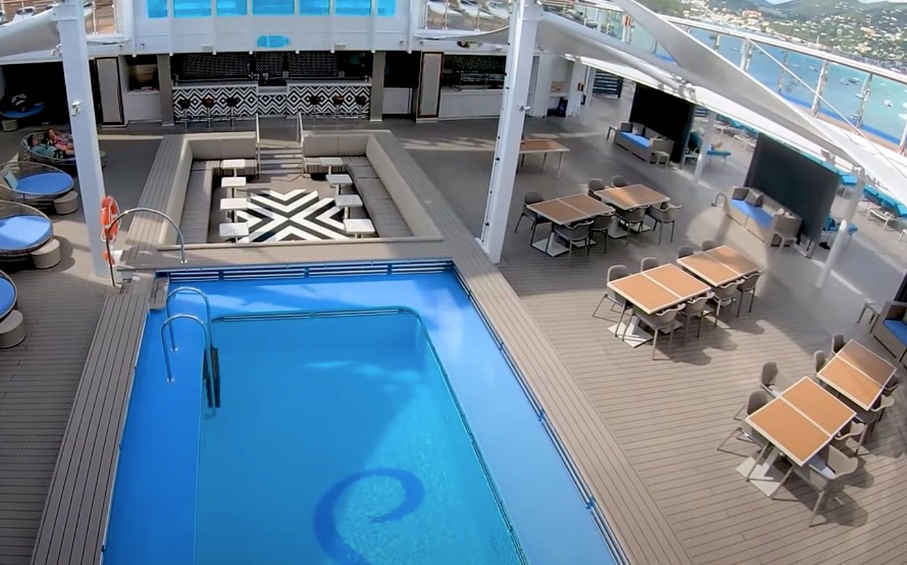 Serenity Pool on the Carnival Miracle