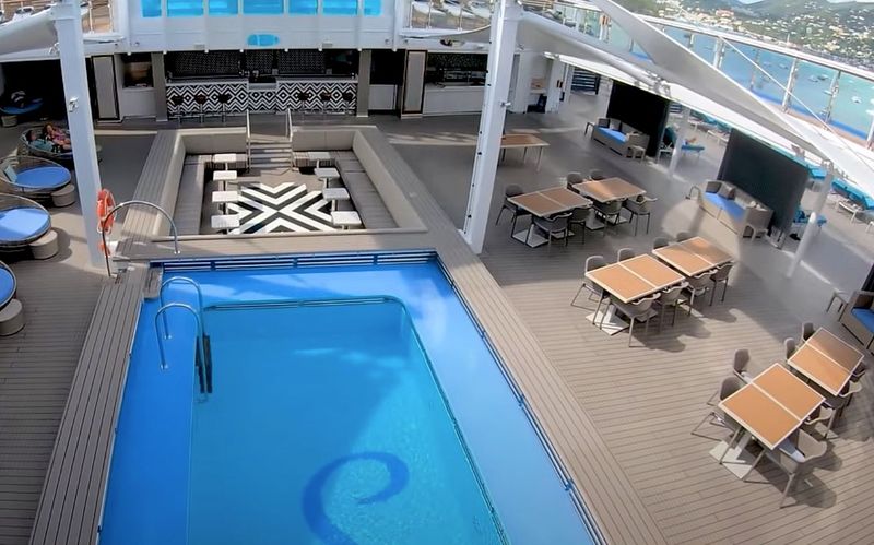 Serenity Pool on the Carnival Tropicale