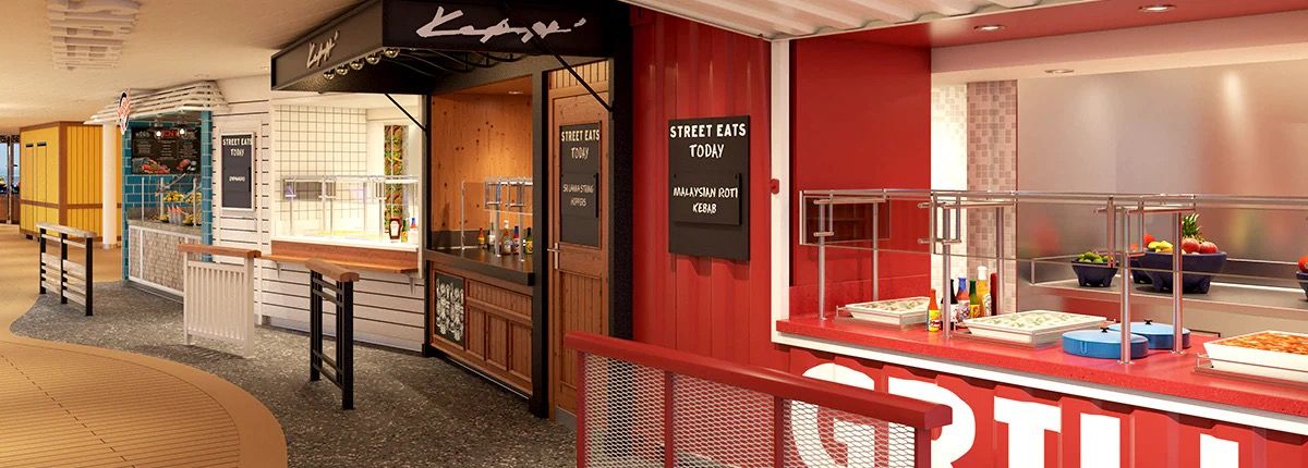 Street Eats on the Carnival Mardi Gras