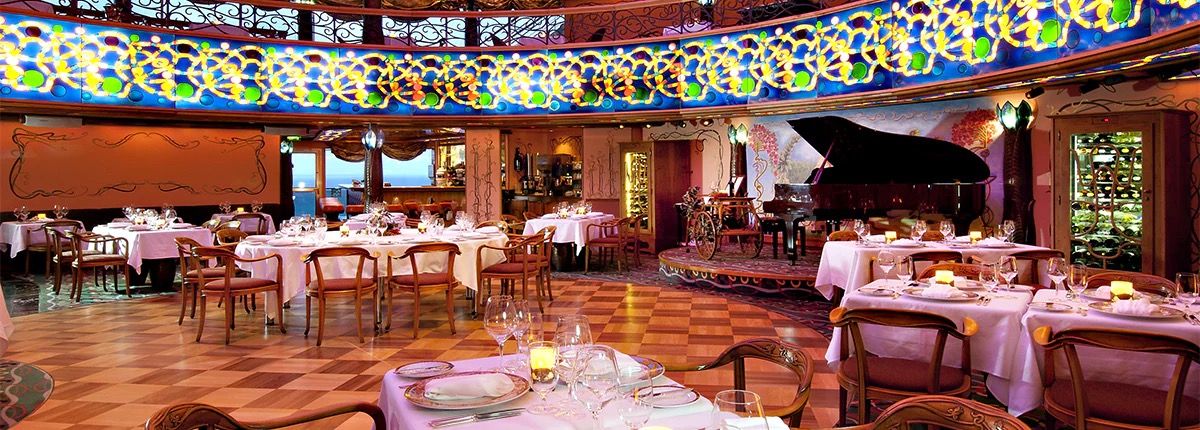 The Golden Fleece Steakhouse on the Carnival Legend