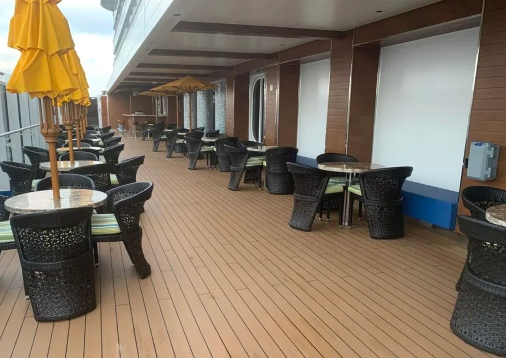 The Lanai on the Carnival Tropicale