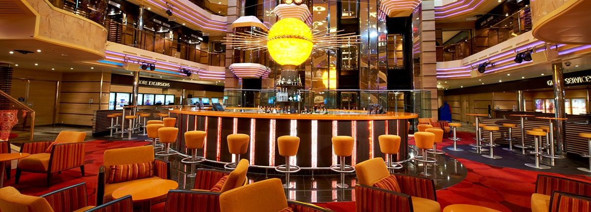 The Millennium Atrium on the Carnival Freedom