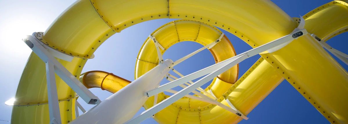 Twister Waterslide on the Carnival Glory