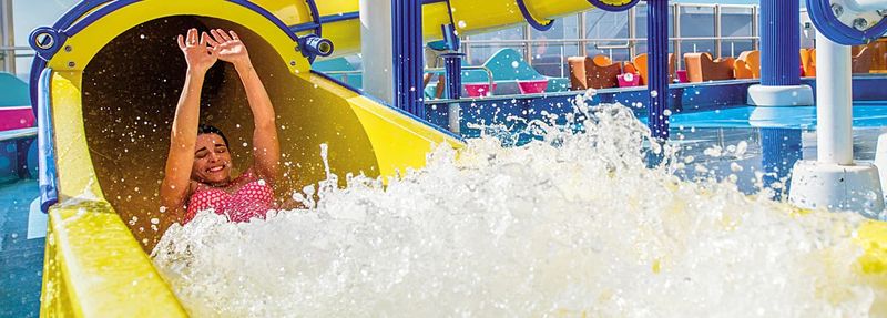 Twister Waterslide on the Carnival Venezia