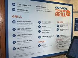 Carnival Topside Grill