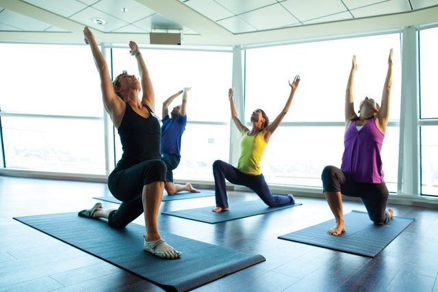 Aerobics on the Celebrity Millennium