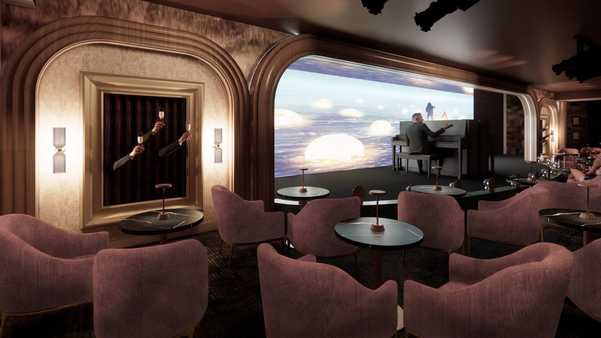 Boulevard Bar on the Celebrity Solstice