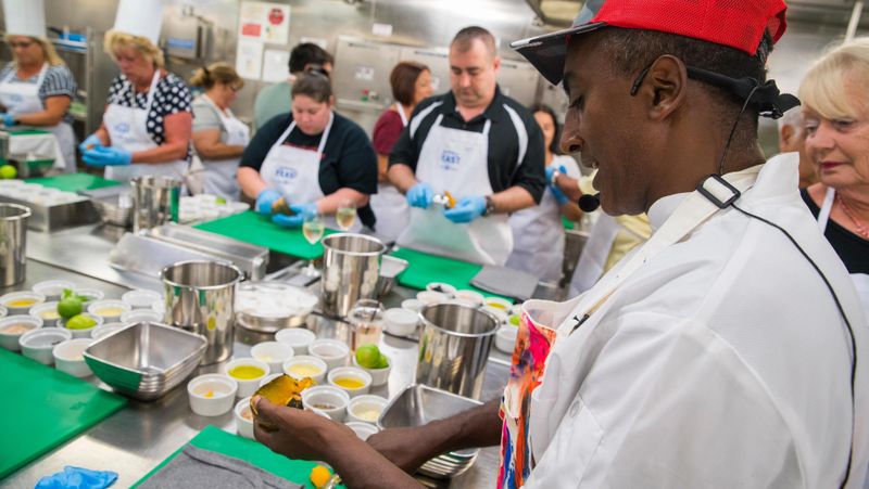 Demonstration Kitchen on the Celebrity Summit