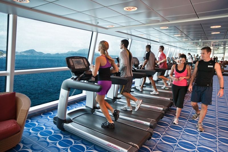 Fitness Center on the Celebrity Apex