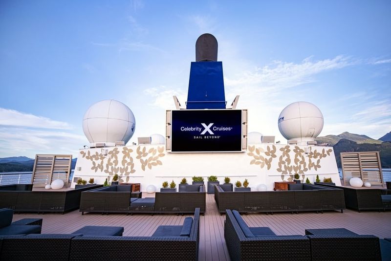 Movie Screen on the Celebrity Solstice