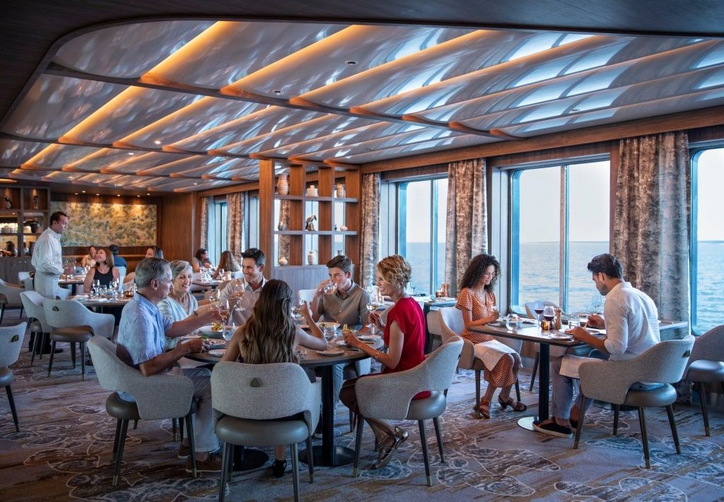Seaside Restaurant on the Celebrity Flora