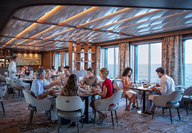 Seaside Restaurant on the Celebrity Flora