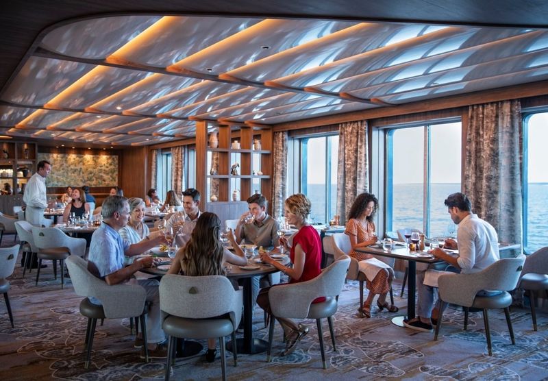 Seaside Restaurant on the Celebrity Flora