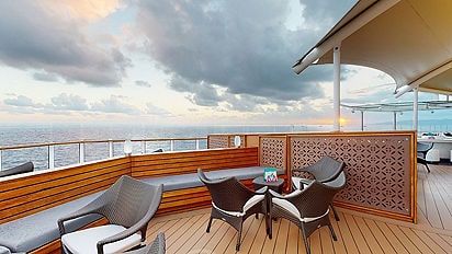 Solstice Deck on the Celebrity Reflection