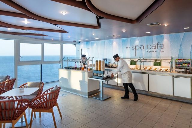 Spa Cafe on the Celebrity Infinity