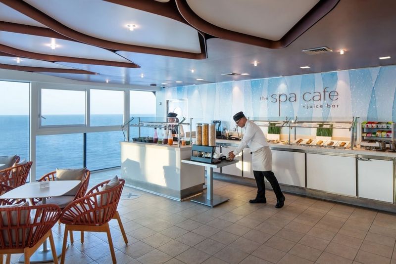 Spa Cafe on the Celebrity Apex