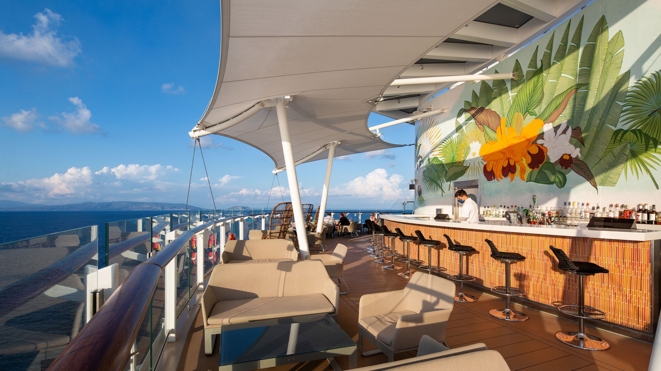 Sunset Bar on the Celebrity Edge