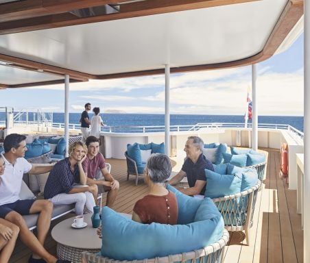 Sunset Lounge on the Celebrity Flora