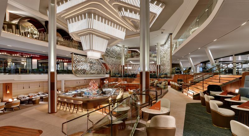 The Entertainment Court on the Celebrity Silhouette