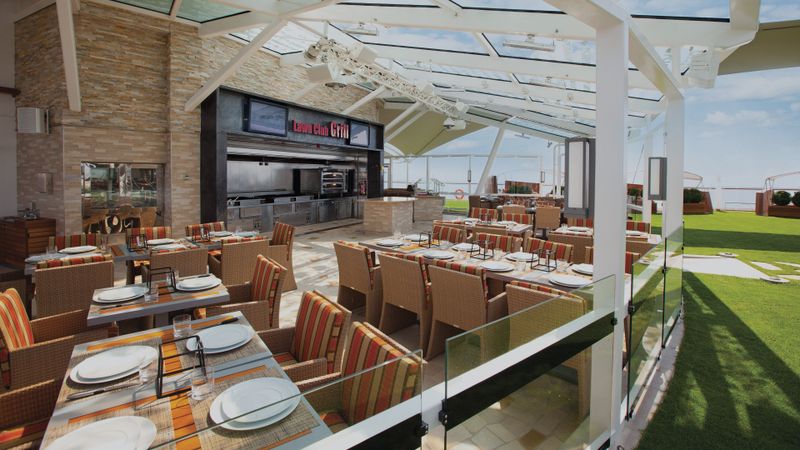 The Lawn Club Grill on the Celebrity Silhouette