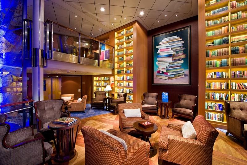 Library on the Celebrity Solstice