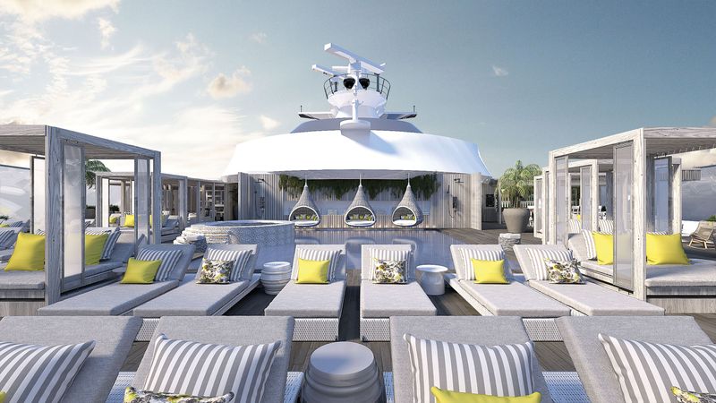 The Retreat Pool Bar on the Celebrity Apex