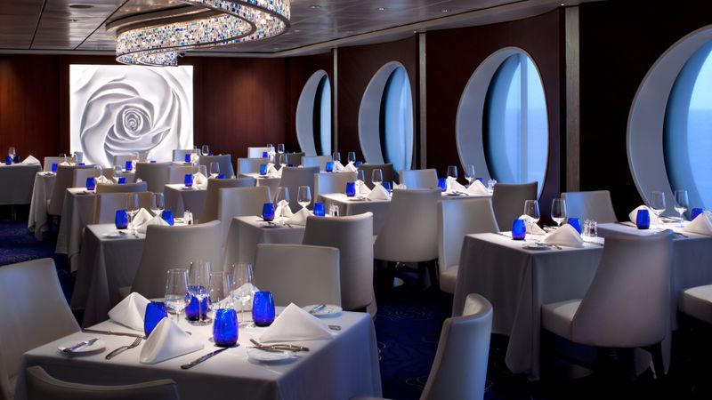 The Trellis Restaurant on the Celebrity Infinity