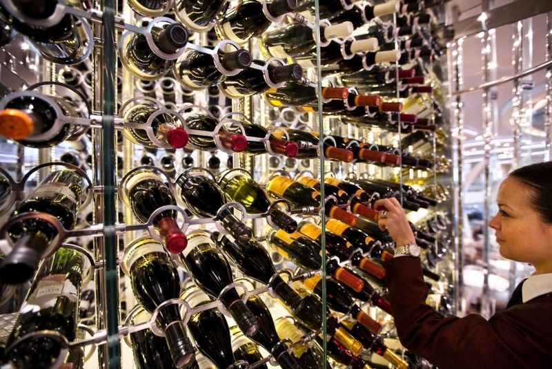 Wine Cellar on the Celebrity Infinity