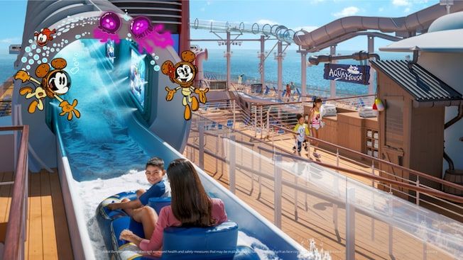 Aquamouse on the Disney Treasure