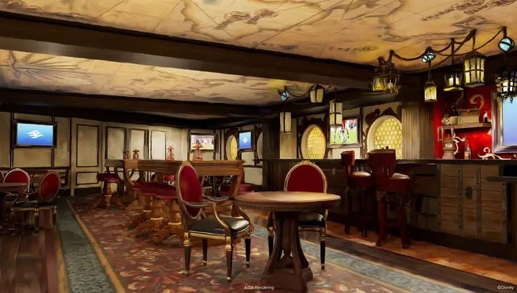 Cask And Cannon on the Disney Destiny