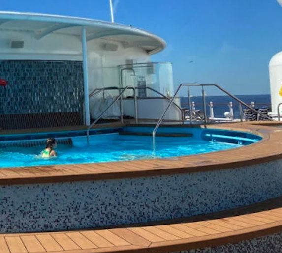 Chip N Dales Pool on the Disney Treasure