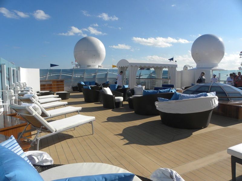 Concierge Private Sun Deck on the Disney Adventure