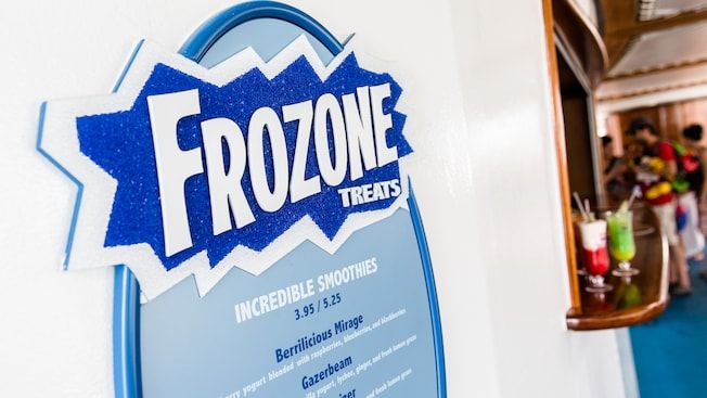 Frozen Treats on the Disney Dream