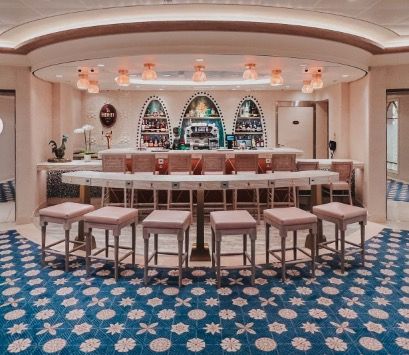 Heihei Cafe on the Disney Treasure