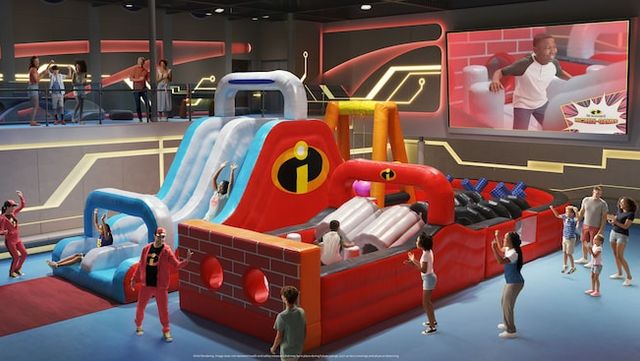 Hero Zone on the Disney Wish