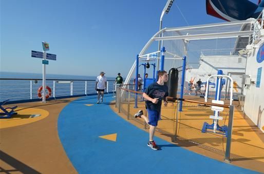 Jogging Track on the Disney Wonder