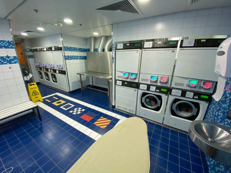 Laundry on the Disney Destiny
