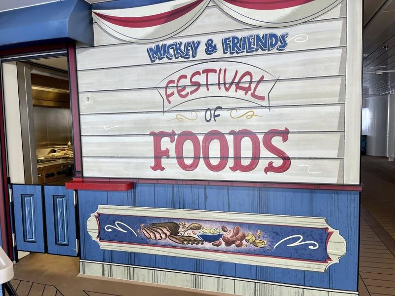 Mickey And Friends Festival Of Foods on the Disney Destiny