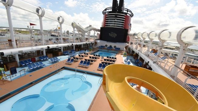Mickeys Pool on the Disney Destiny
