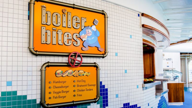 Petes Boiler Bites on the Disney Wonder