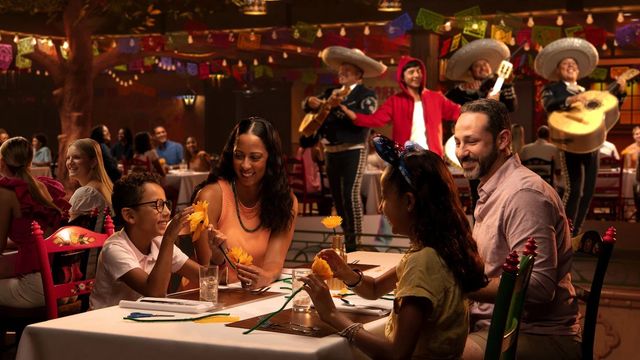 Plaza De Coco on the Disney Treasure