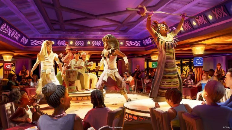 Pride Lands on the Disney Destiny