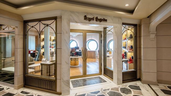 Royal Regalia on the Disney Treasure