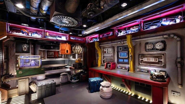 Star Wars Cargo Bay on the Disney Destiny