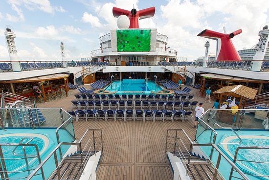 Endless Pool on the Carnival Freedom